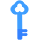 clé bleue