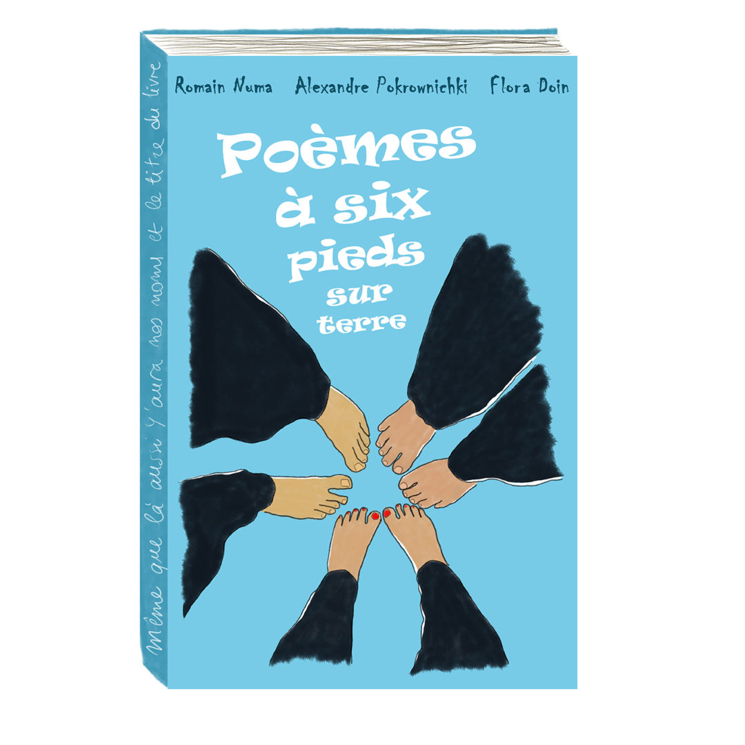 Couverture du livre "Poèmes à six pieds sur terre"