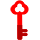 clé rouge
